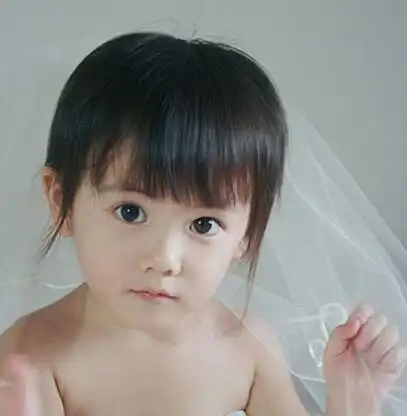 女童瓜子脸短发发型图片 可爱又阳光