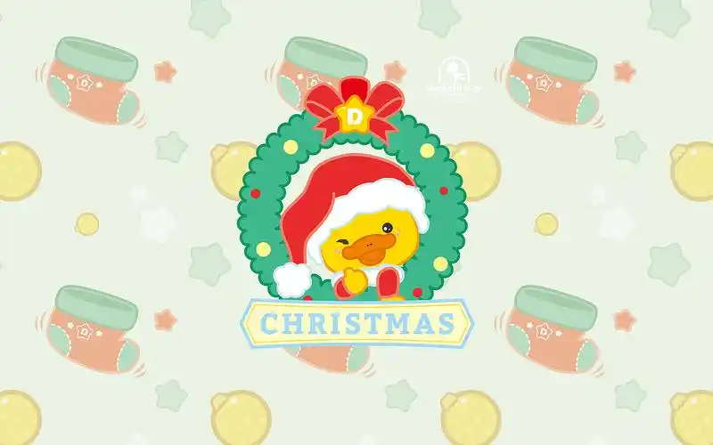 鸭嘴兽男孩可爱圣诞节高清壁纸pc壁纸手机壁纸ipad壁纸
