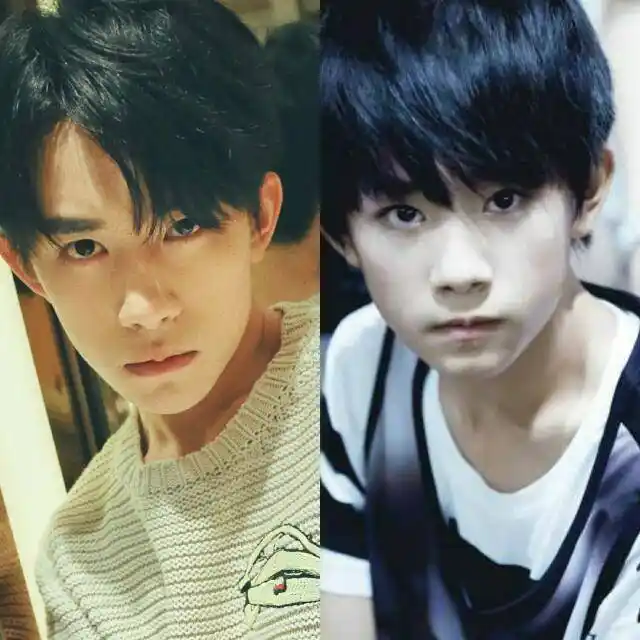 [tfboys][分享]180704 千玺成长对比图 青涩少年慢慢变得成熟