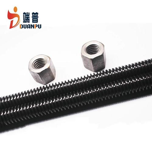 45#钢梯形粗牙丝杆丝杠t型螺杆正丝t12-t60大螺距圆螺母六角螺