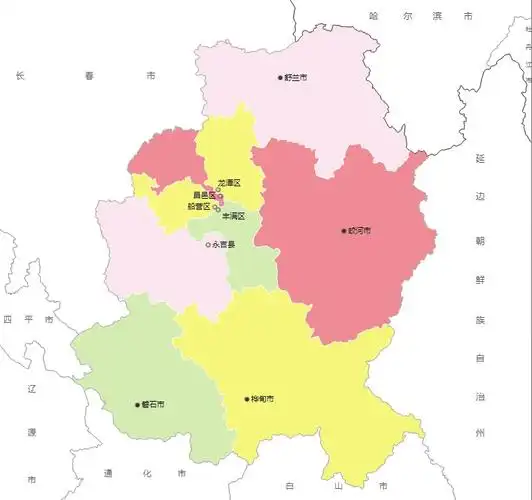 吉林省吉林市行政区划 吉林市区划代码和面积-叶子西西排行榜