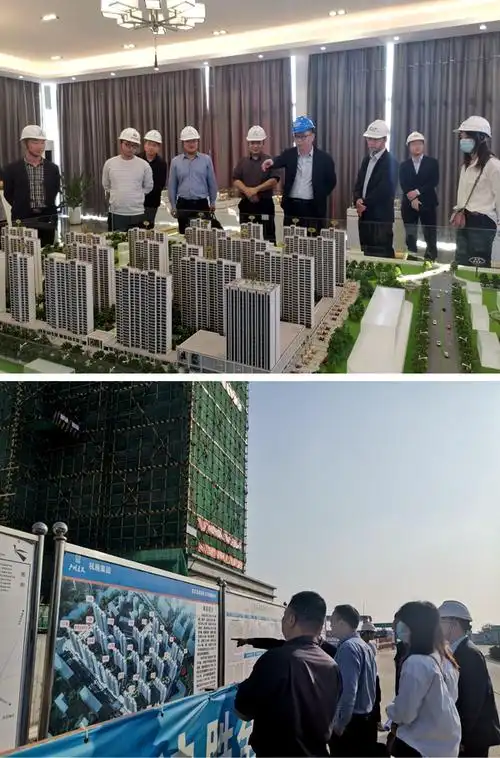 2021年2月23日,省住建厅调研督查工作组到滨海新区东湾绿城棚改项目