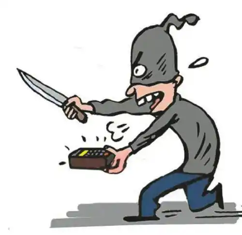 原创下跪的劫匪