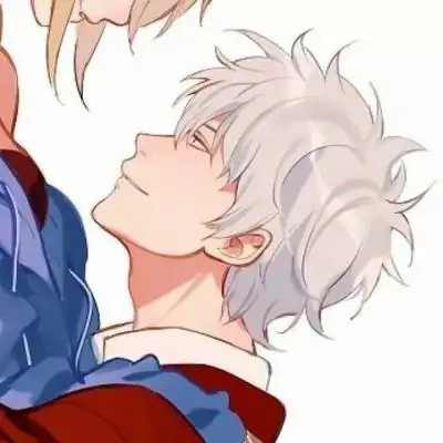 情侣头像动漫一男一女配对一人一半