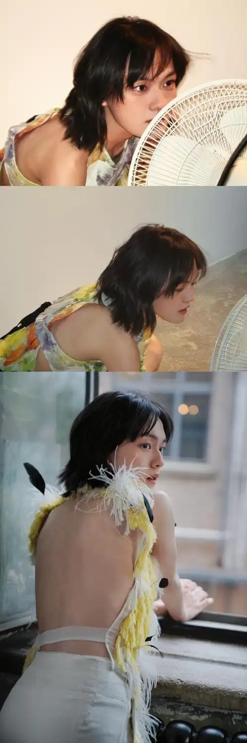 文淇红秀封面##文淇原生自由感大片