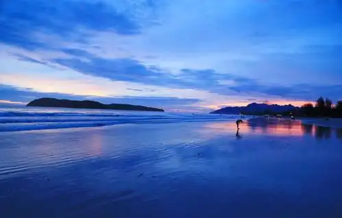 兰卡威最美珍南沙滩天空之镜