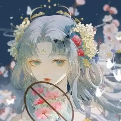 古风仙气女生唯美手绘头像_女生动漫头像_头像屋