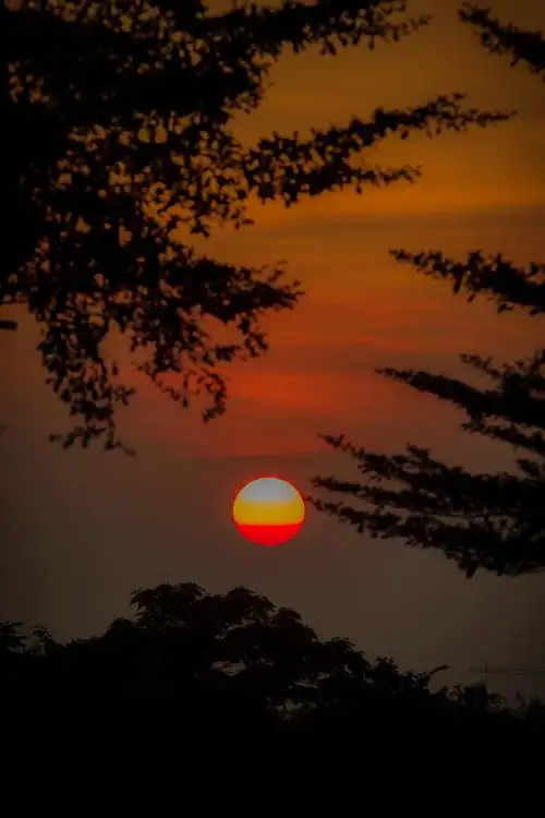 日暮黄昏无限美