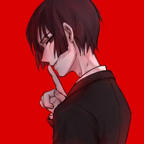 本田菊看向你,轻笑着对你伸出食指,比了个噤声的手势