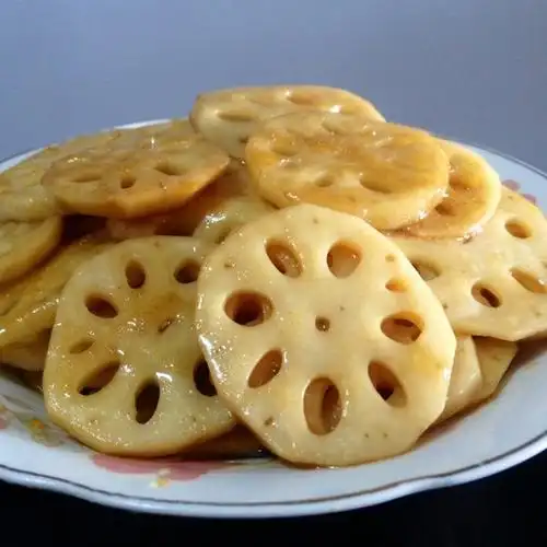 奚姥姥做的糖醋藕片