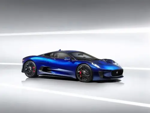 捷豹c,x75,跑车,蓝色车,酷炫,汽车捷豹c-x75壁纸图片