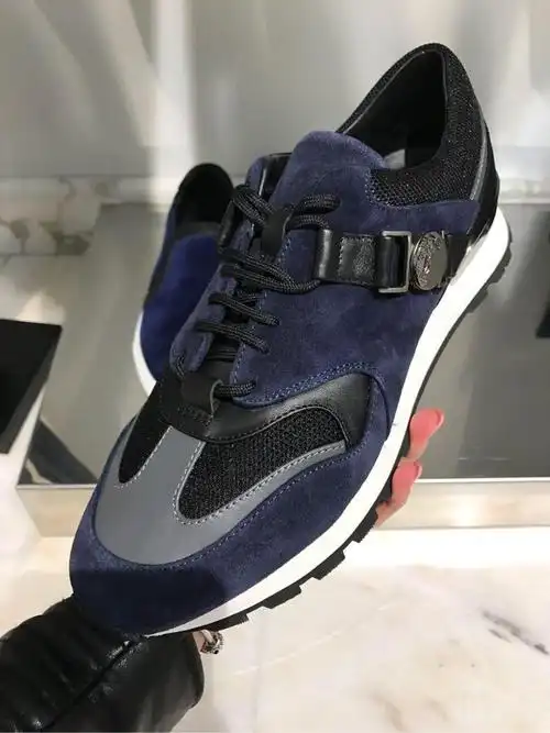 范思哲 collection 男鞋 休闲运动鞋 拼接撞色 金属logo