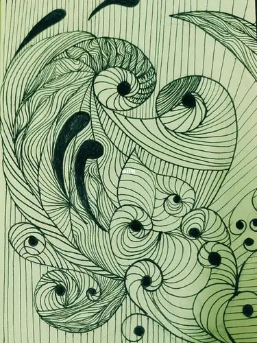 day65黑白线条画