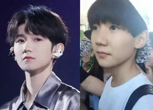 王源他是tfboys三小只中长得最萌的一位了,在舞台上他光芒四射,卸妆后