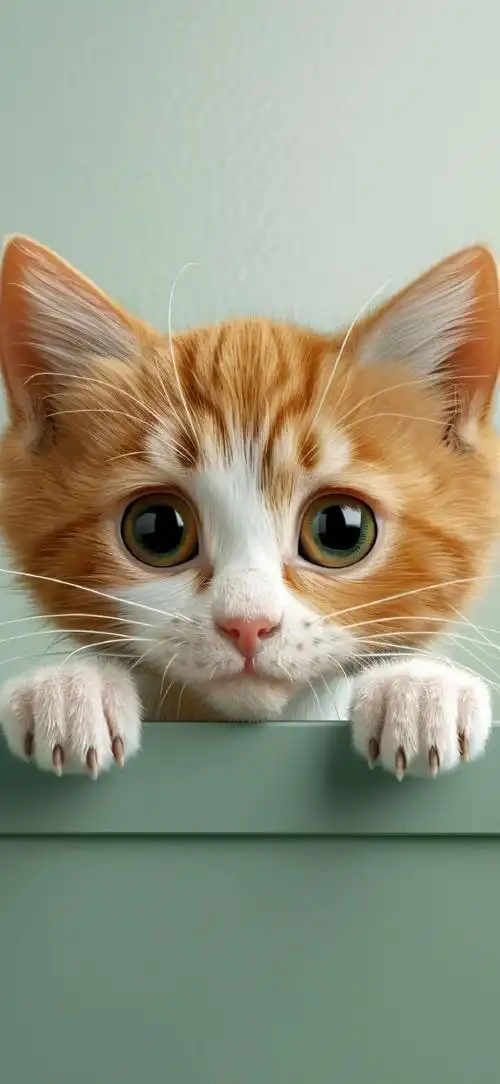 可爱猫咪壁纸#壁纸