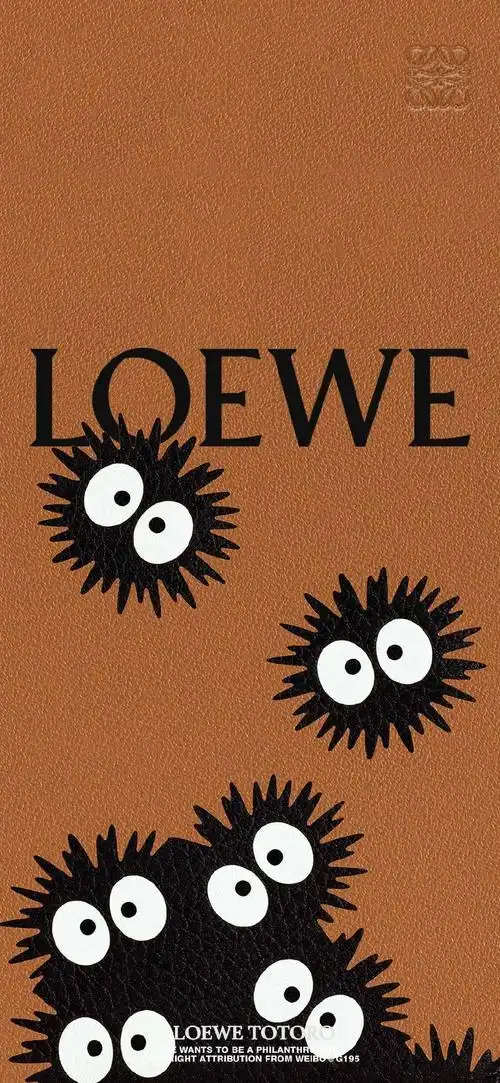 壁纸loewe搭配龙猫有被萌到