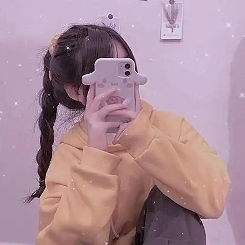 手机控可爱女生头像