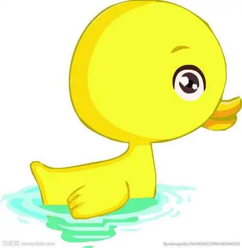 游泳的小鸭子设计图__卡通设计_广告设计_设计图库_昵图网nipic.com