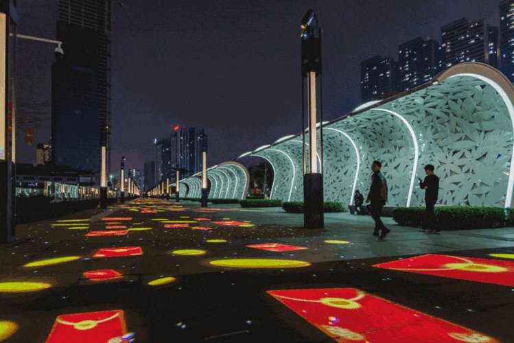 3d全息投影星光大道佛山这里千灯璀璨