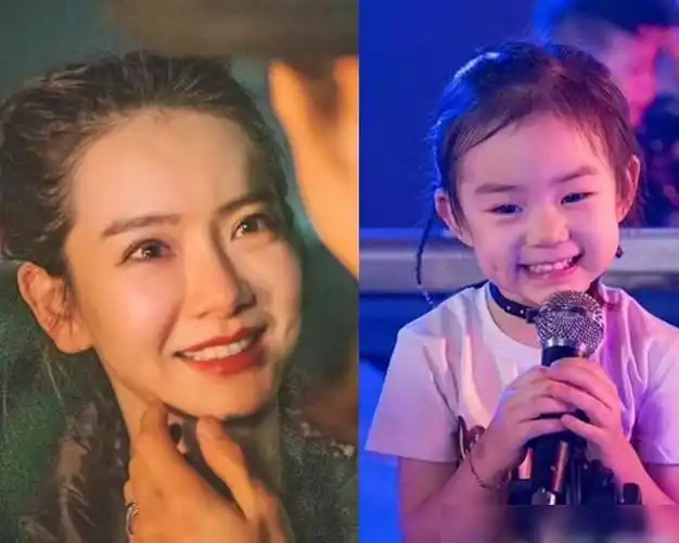 以为lucky跟戚薇很像了看到梅婷的6岁女儿才懂啥叫复制粘贴