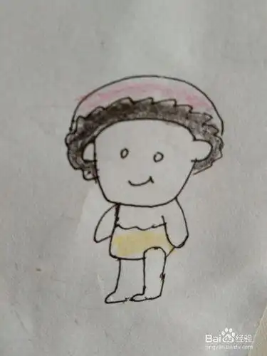 宝宝画自己简笔画