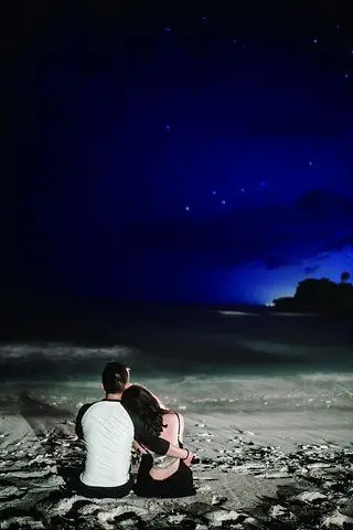 无法用言语去形容带给我的视觉震撼五彩斑斓梦幻海滩的