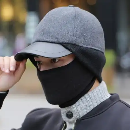 求口罩棒球帽男生头像