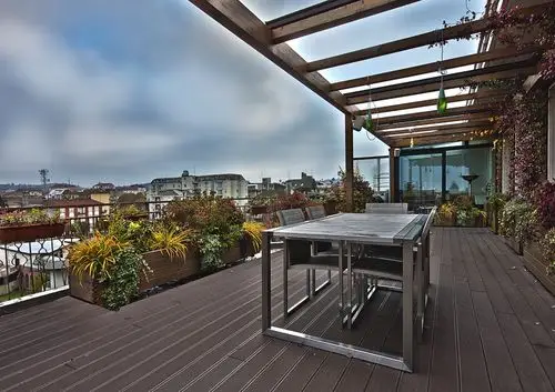 热门美式四居阳台效果图设计图片赏析