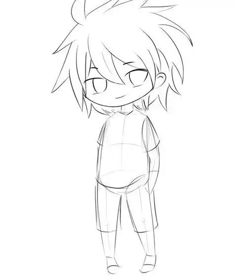 7715酷酷的动漫男孩简笔画教程7715超酷简笔画男生头像我在你看不到的