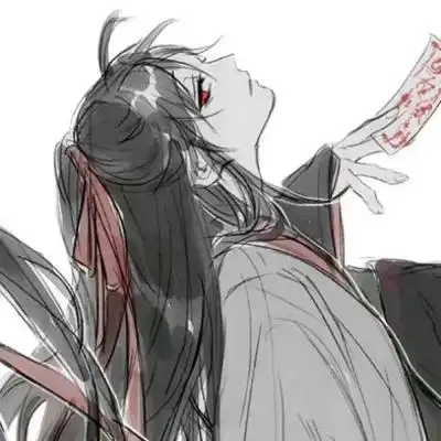 古风侧脸手绘图片男生头像