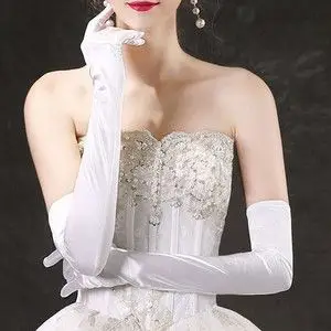 公主手套白色图片