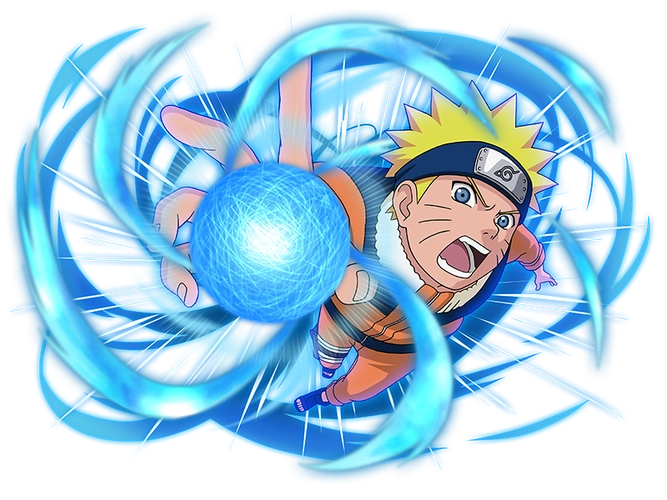 螺旋丸是水门所创,自来也传授的鸣人必杀技.