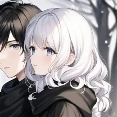 情侣头像一对动漫甜甜的一人一半