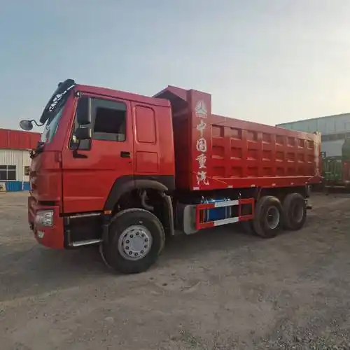 工厂专注出口精品二手豪沃6*4自卸车375马力 howo翻斗车