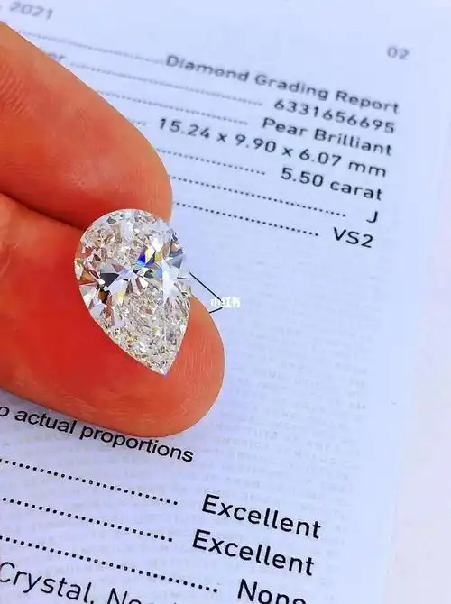 5克拉水滴钻石