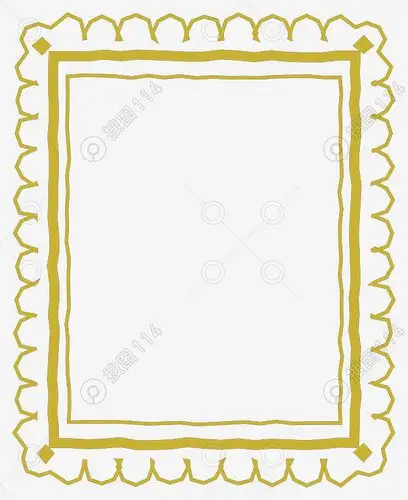 标签:手绘风卡通相框边框线条