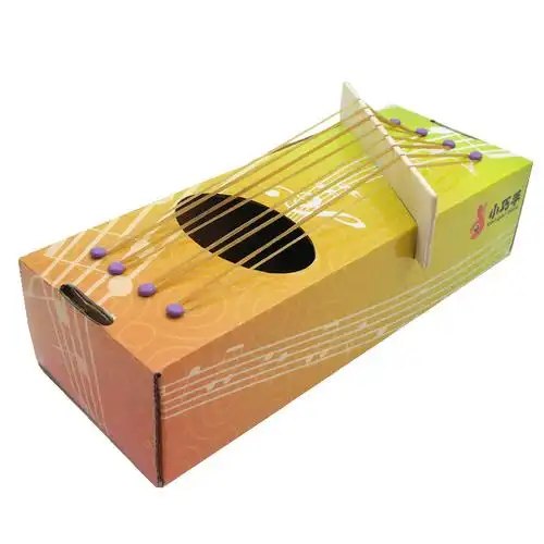 八弦琴diy 小发明 科学实验玩具声音科技小制作手工课材料包作业