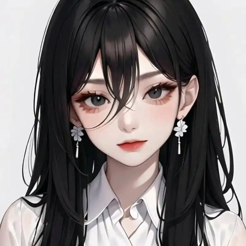 精致御姐女生动漫头像