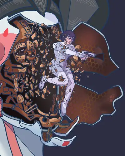 《攻壳机动队》,漫画与动画真的是经典,电影版先不说剧情如何,设定