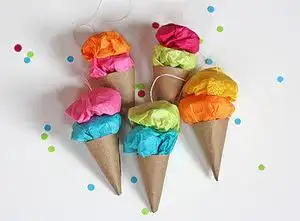 手工制作纸质立体冰激凌