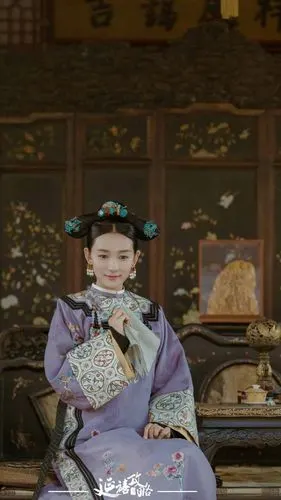 延禧攻略之陆晚晚手机锁屏壁纸