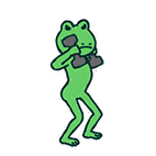 青蛙滑稽打拳动态表情包暂未上线