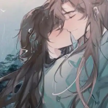 古风情头情侣仙气动漫