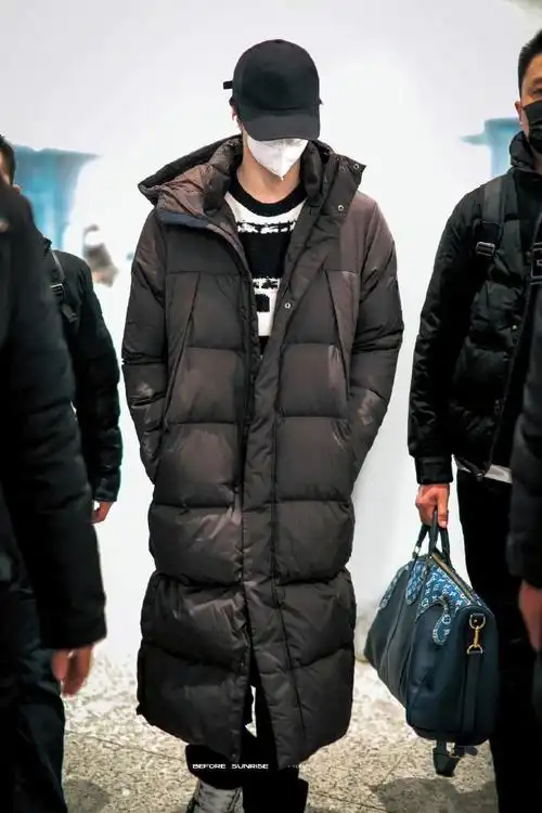 刘耀文今日allblack机场饭拍##刘耀文全黑机场造型