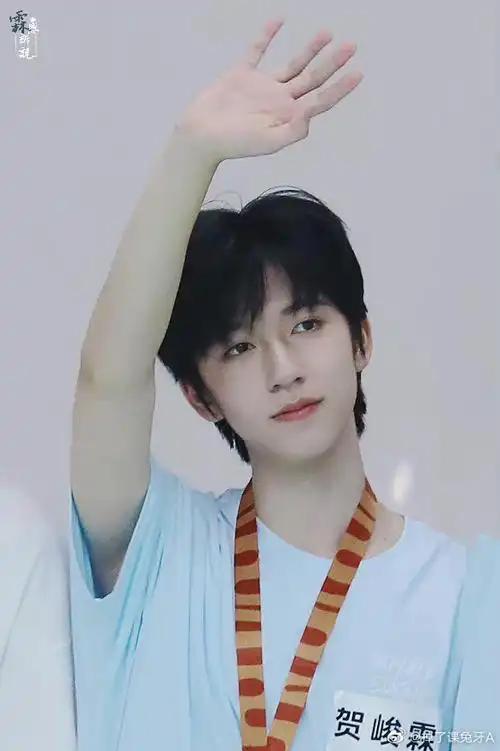 明星笑容能有多治愈#每天看见贺峻霖的笑容 一整天的烦恼就都不见