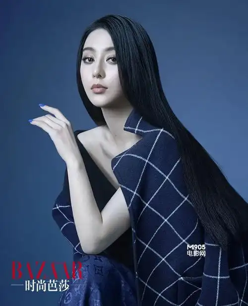 范冰冰登杂志封面 黑发如瀑化身东方蒙娜丽莎