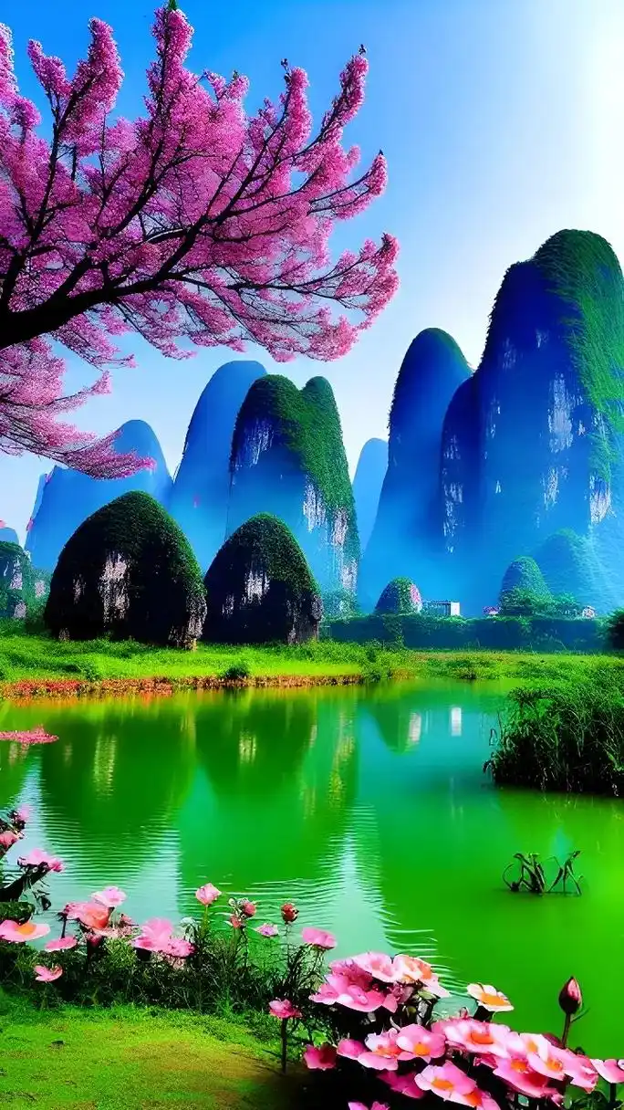 桂林山水甲天下!是中国的一句俗语,意思是桂林的 - 抖音