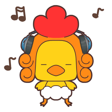 鸡 音乐 听歌 摇摆 享受 鸡年