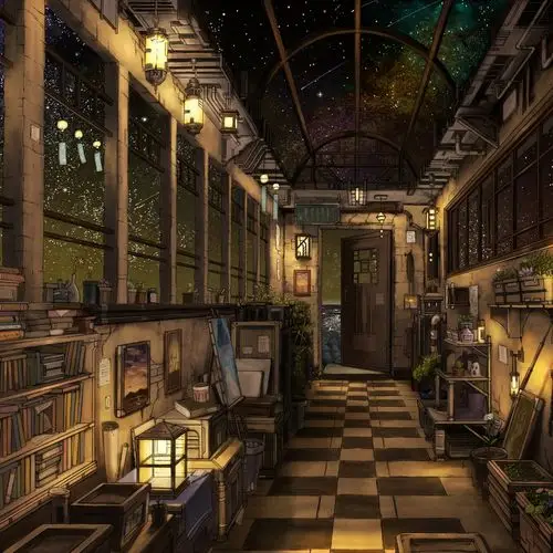 唯美动漫场景-堆糖,美好生活研究所