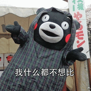 熊本熊不想比搞笑可爱gif动图_动态图_表情包下载_soogif